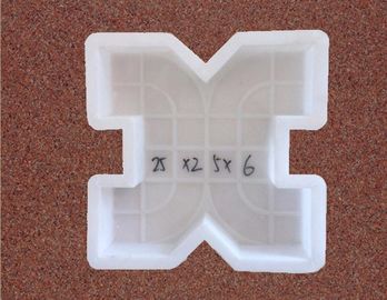 ประเทศจีน ปูนซีเมนต์ปูกระเบื้อง Block Moulds X - Type หญ้าคอนกรีต Walkway Molds PP วัสดุ ผู้ผลิต